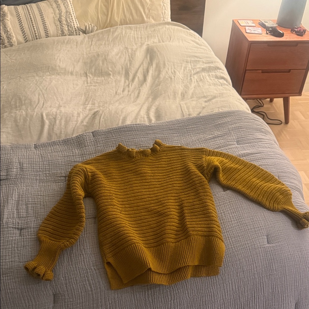 Madewell Mustard Yellow Sweater